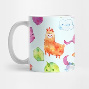 kawaii watercolor animals Mug